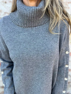 Full Size Turtleneck Long Sleeve Sweater Plus Size | Sweaters Sweater from PHUNKYN