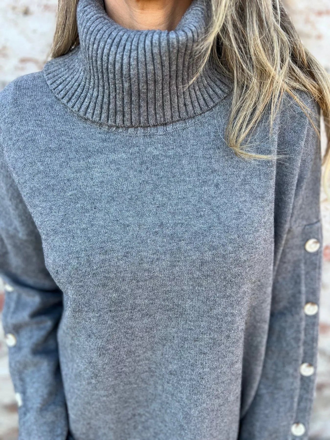 Full Size Turtleneck Long Sleeve Sweater Plus Size | Sweaters Sweater from PHUNKYN