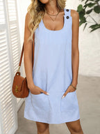 Mandy Striped Wide Strap Mini Dress | Dresses Mini Dress from PHUNKYN