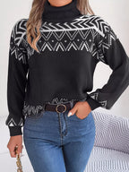 Turtleneck Dropped Shoulder Sweater | Sweaters Sweater from PHUNKYN