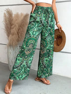 Printed Wide Leg Pants | Trousers Trousers from PHUNKYN