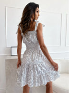 Polka Dot Square Neck Mini Cami Dress | Dresses Cami Dress from PHUNKYN