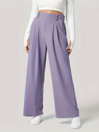 Wide Leg Pants with Pockets | Trousers Wide Leg Pants from PHUNKYN