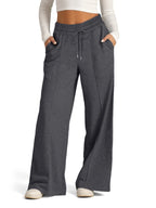 Drawstring Relaxed Fit Wide Leg Pants | Trousers Women's Trousers from PHUNKYN