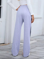 Side Striped Wide Leg Pants | Trousers Wide Leg Pants from PHUNKYN