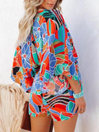 Oversized Tied Back Printed Romper | One-Pieces Romper from PHUNKYN