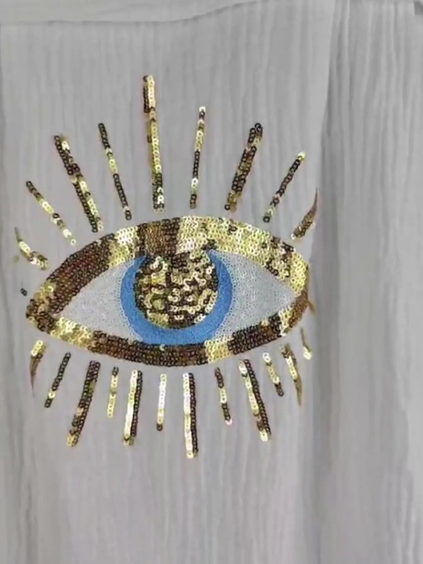 Evil Eye Embroidered Oversized Shirt | Shirts Oversize Shirt from PHUNKYN