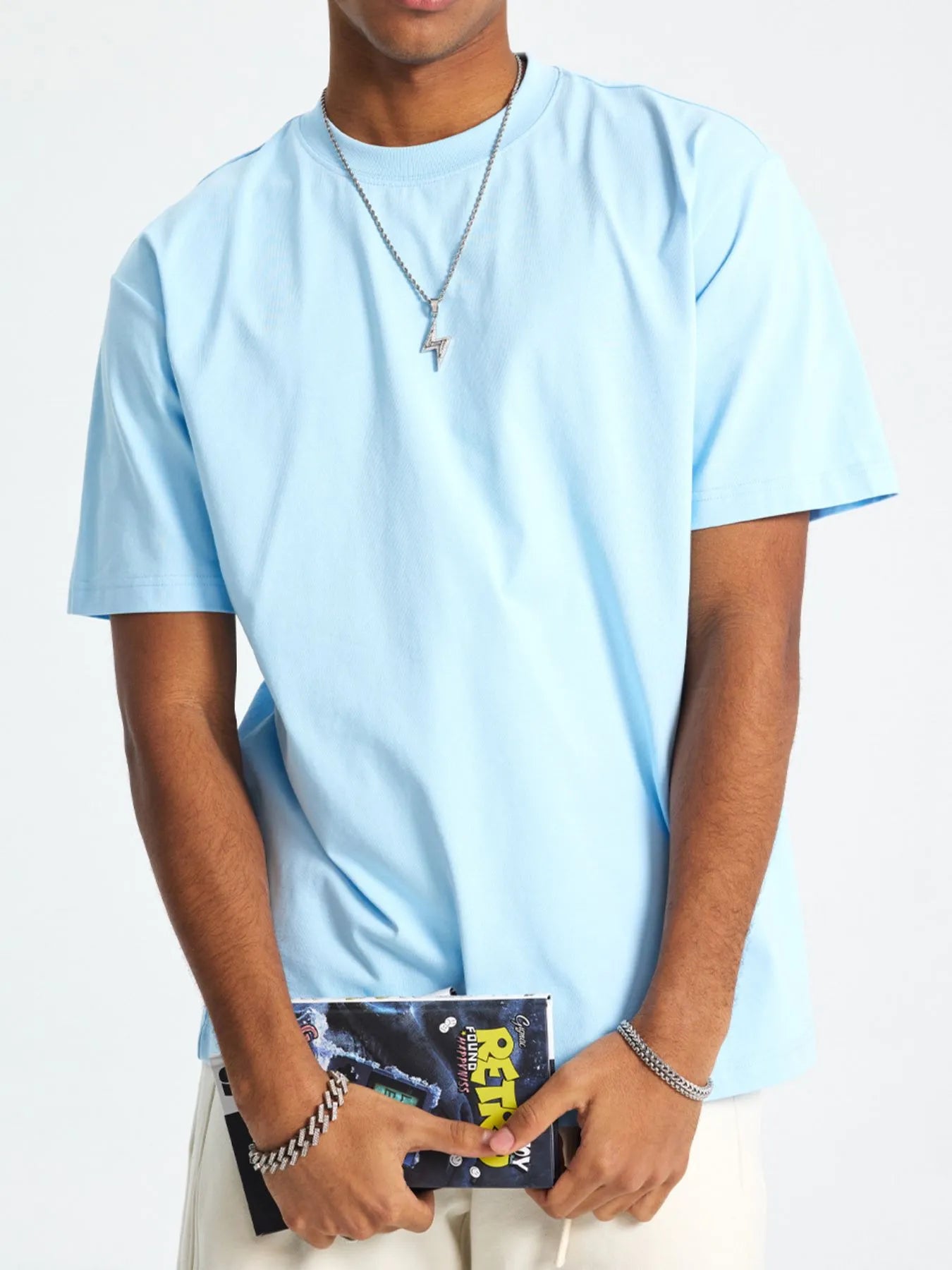 Men's Classic Crew Neck Oversized T-Shirt | T-Shirts T-Shirt from PHUNKYN