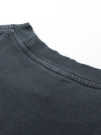 Men's Distressed Round Neck Short Sleeve T-Shirt | T-Shirts T-Shirt from PHUNKYN