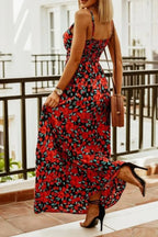 Printed Spaghetti Strap Maxi Dress | Dresses Maxi Dress from PHUNKYN