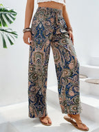 Printed Wide Leg Pants | Trousers Trousers from PHUNKYN