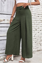 High Waisted Wide Leg Pants | Trousers Wide Leg Pants from PHUNKYN