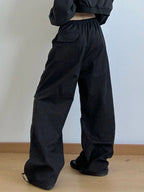 Side Stripes Wide Leg Pants | Joggers Wide Leg Pants from PHUNKYN