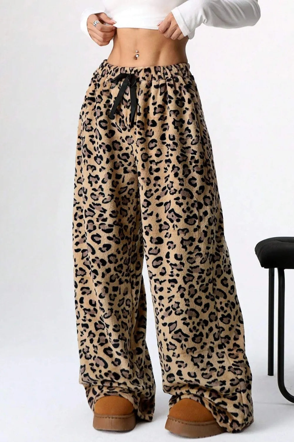 Leopard Wide Leg Pants | Wide Leg Pants from PHUNKYN
