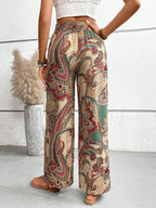 Printed Wide Leg Pants | Trousers Trousers from PHUNKYN