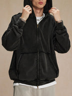 Men's Zip Up Long Sleeve Hoodie | Hoodies Hoodie from PHUNKYN