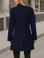 Button Up Long Sleeve Coat | Overcoats Coat from PHUNKYN