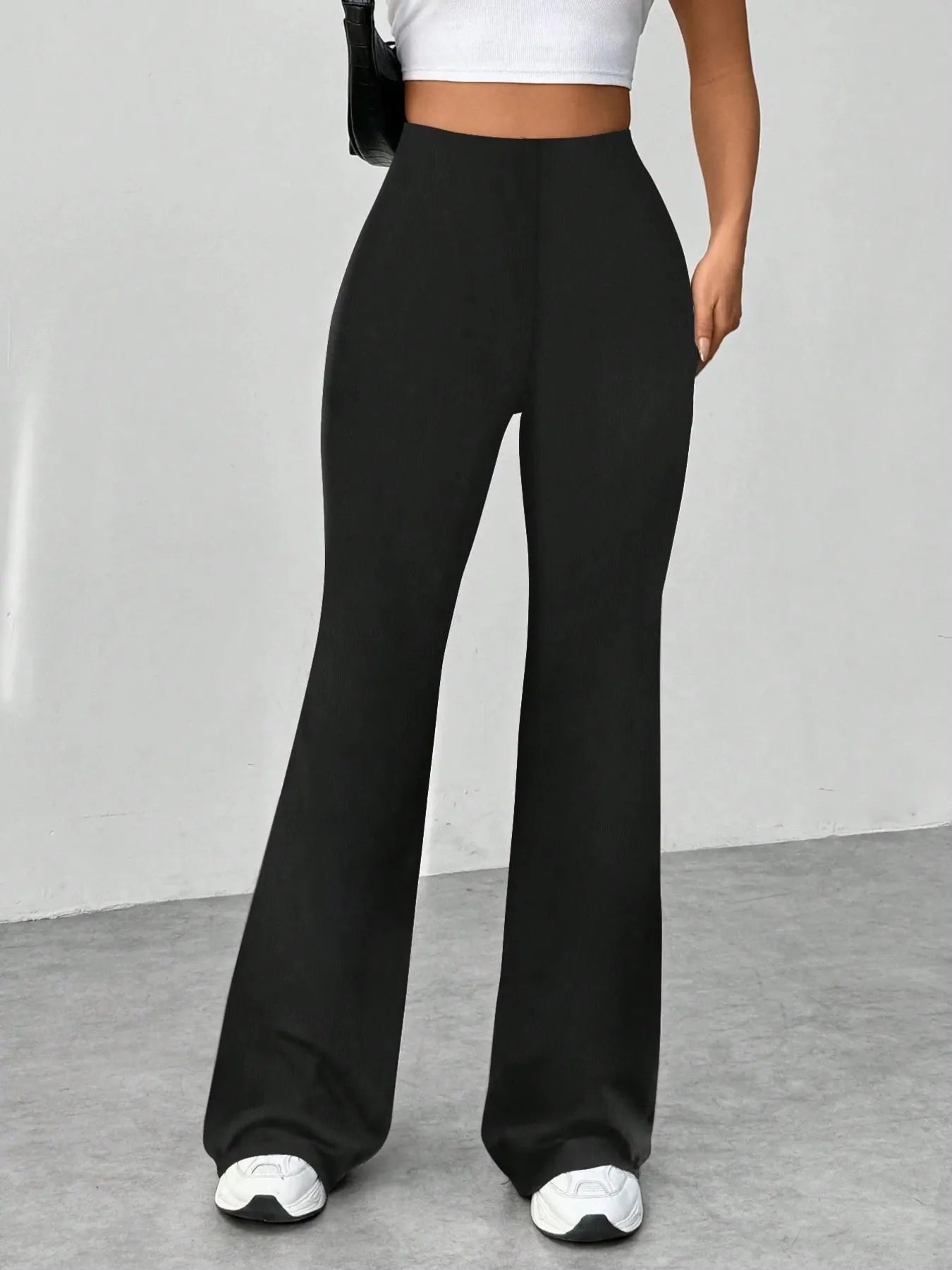 High Waisted Flare Pants | Trousers Flare Pants from PHUNKYN