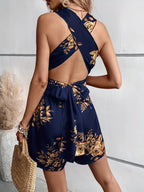 Crisscross Back Printed Romper | One-Pieces Romper from PHUNKYN