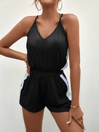 Spaghetti Strap V-Neck Romper | One-Pieces Romper from PHUNKYN