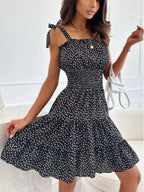 Polka Dot Square Neck Mini Cami Dress | Dresses Cami Dress from PHUNKYN