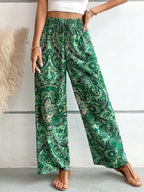 Printed Wide Leg Pants | Trousers Trousers from PHUNKYN