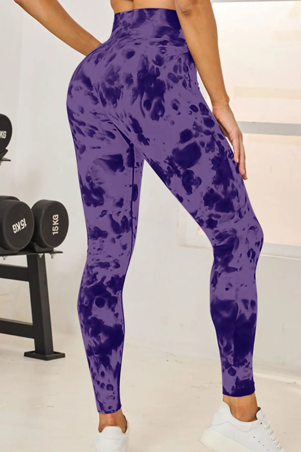 Tie-Dye High Waist Active Leggings | Leggings Leggings from PHUNKYN