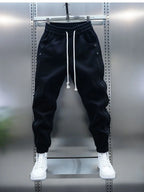 Men's Drawstring Striped Joggers with Pockets | Joggers Joggers from PHUNKYN