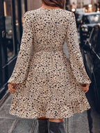 Long Sleeve Surplice A-Line Dress | Dresses Dress from PHUNKYN