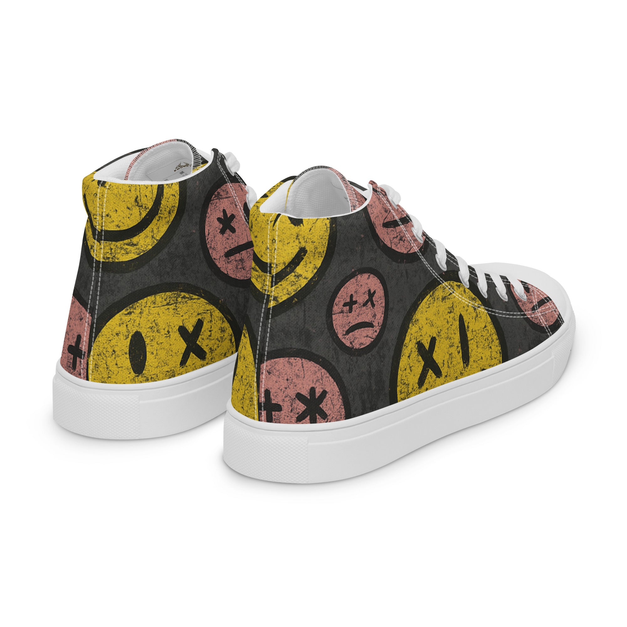 PHUNKYN SMILEY Men’s high top canvas shoes | Sneakers Sneakers from PHUNKYN
