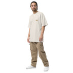 PHUNKYN Men's Oversized faded t-shirt (Embroidery) | T-Shirts Oversize T-Shirt from PHUNKYN