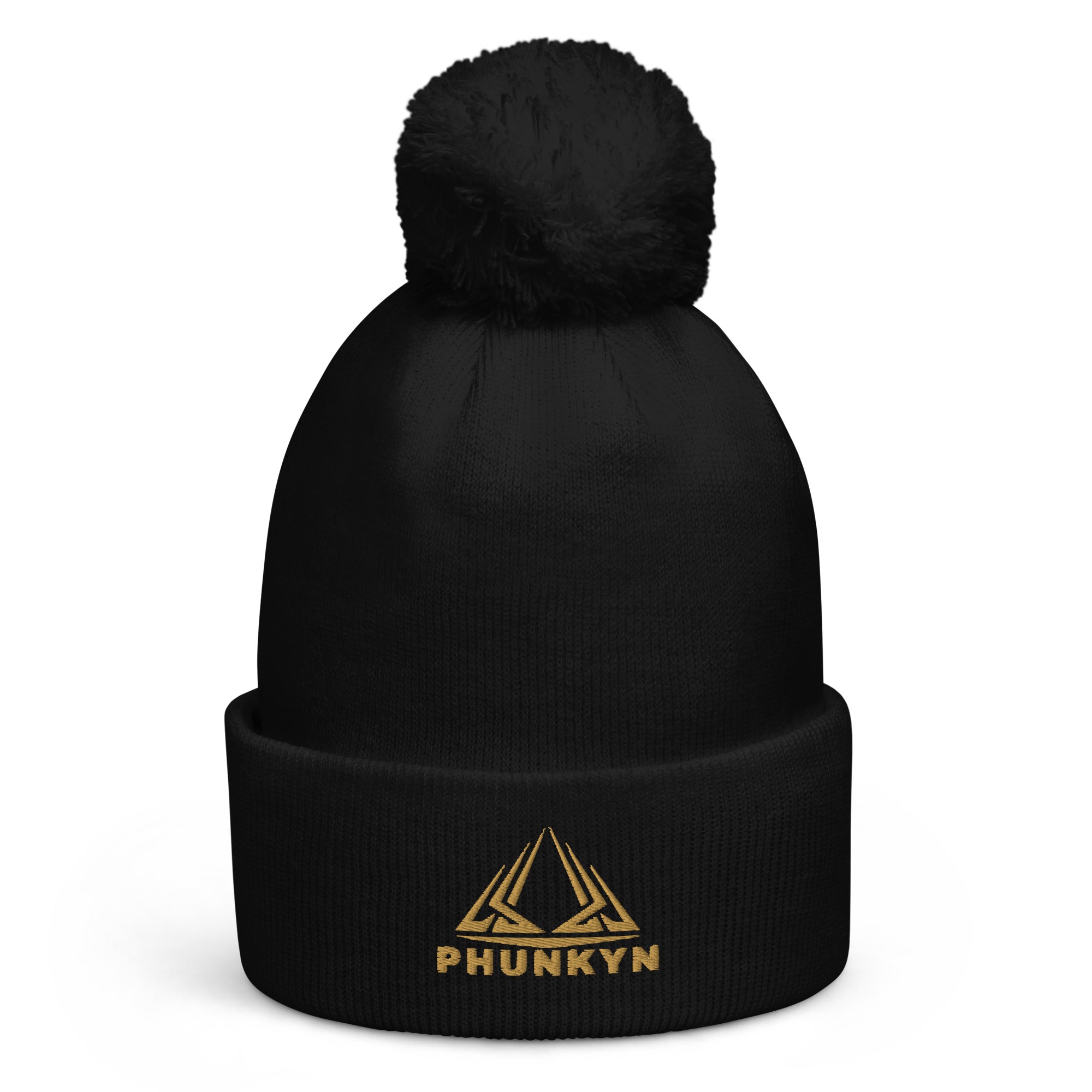 PHUNKYN Logo Pom pom beanie (Embroidery) | Beanies Beanie from PHUNKYN