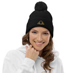 PHUNKYN Premium Pom pom Beanie (Embroidery) | Beanies Beanie from PHUNKYN
