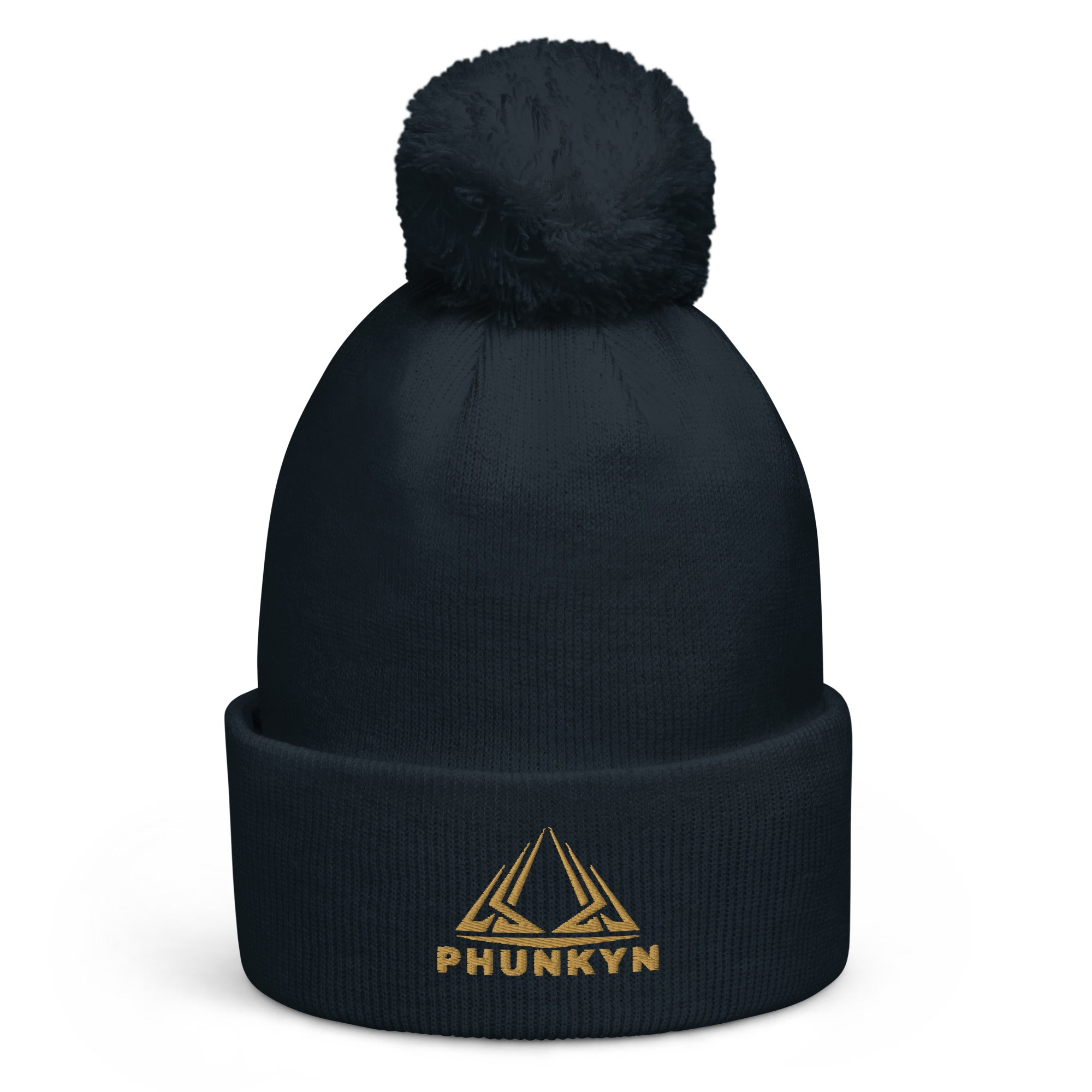 PHUNKYN Logo Pom pom beanie (Embroidery) | Beanies Beanie from PHUNKYN