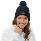 PHUNKYN Premium Pom pom Beanie (Embroidery) | Beanies Beanie from PHUNKYN
