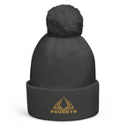 PHUNKYN Logo Pom pom beanie (Embroidery) | Beanies Beanie from PHUNKYN