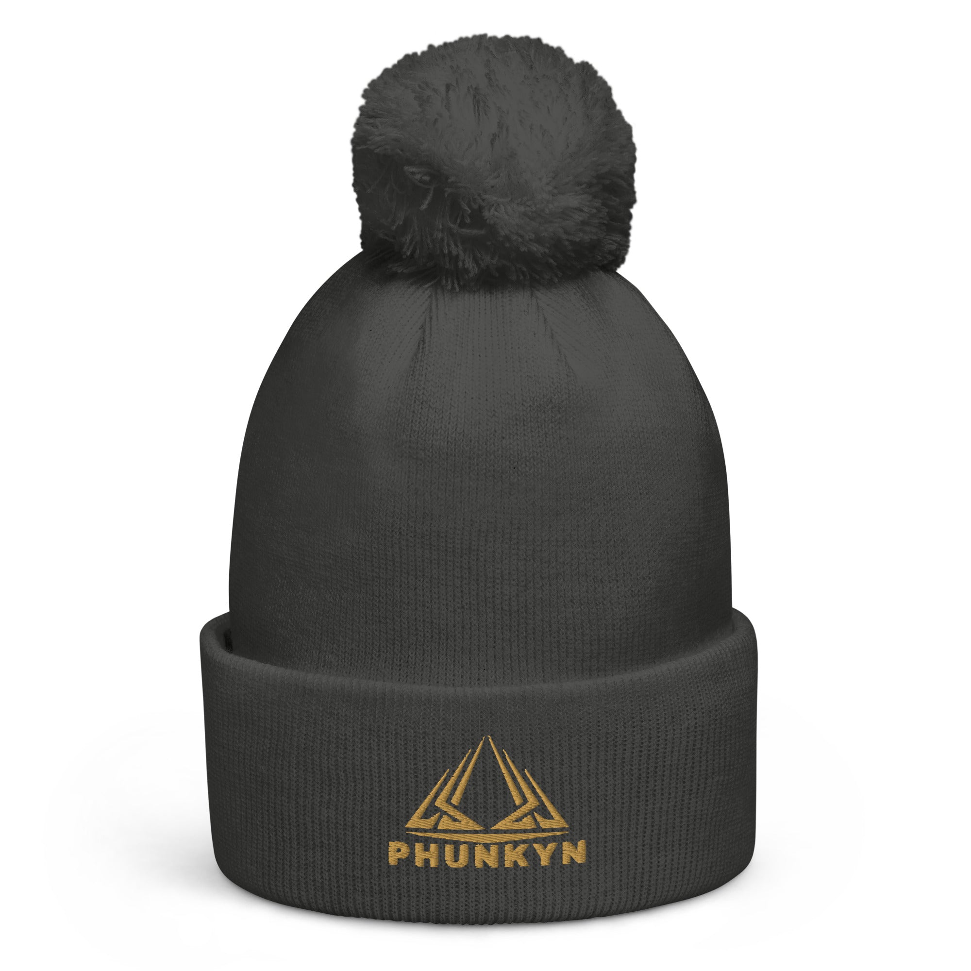 PHUNKYN Logo Pom pom beanie (Embroidery) | Beanies Beanie from PHUNKYN