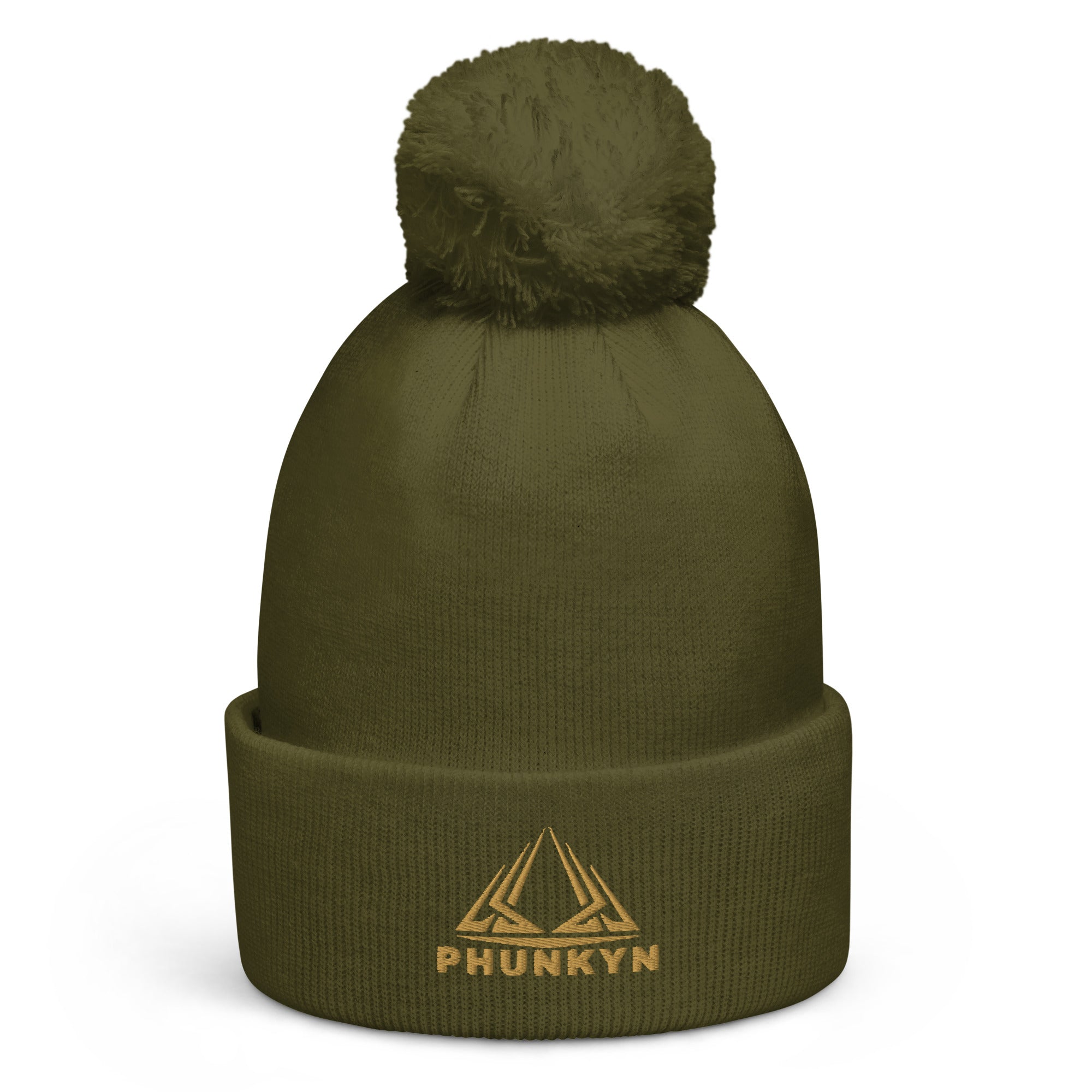 PHUNKYN Logo Pom pom beanie (Embroidery) | Beanies Beanie from PHUNKYN