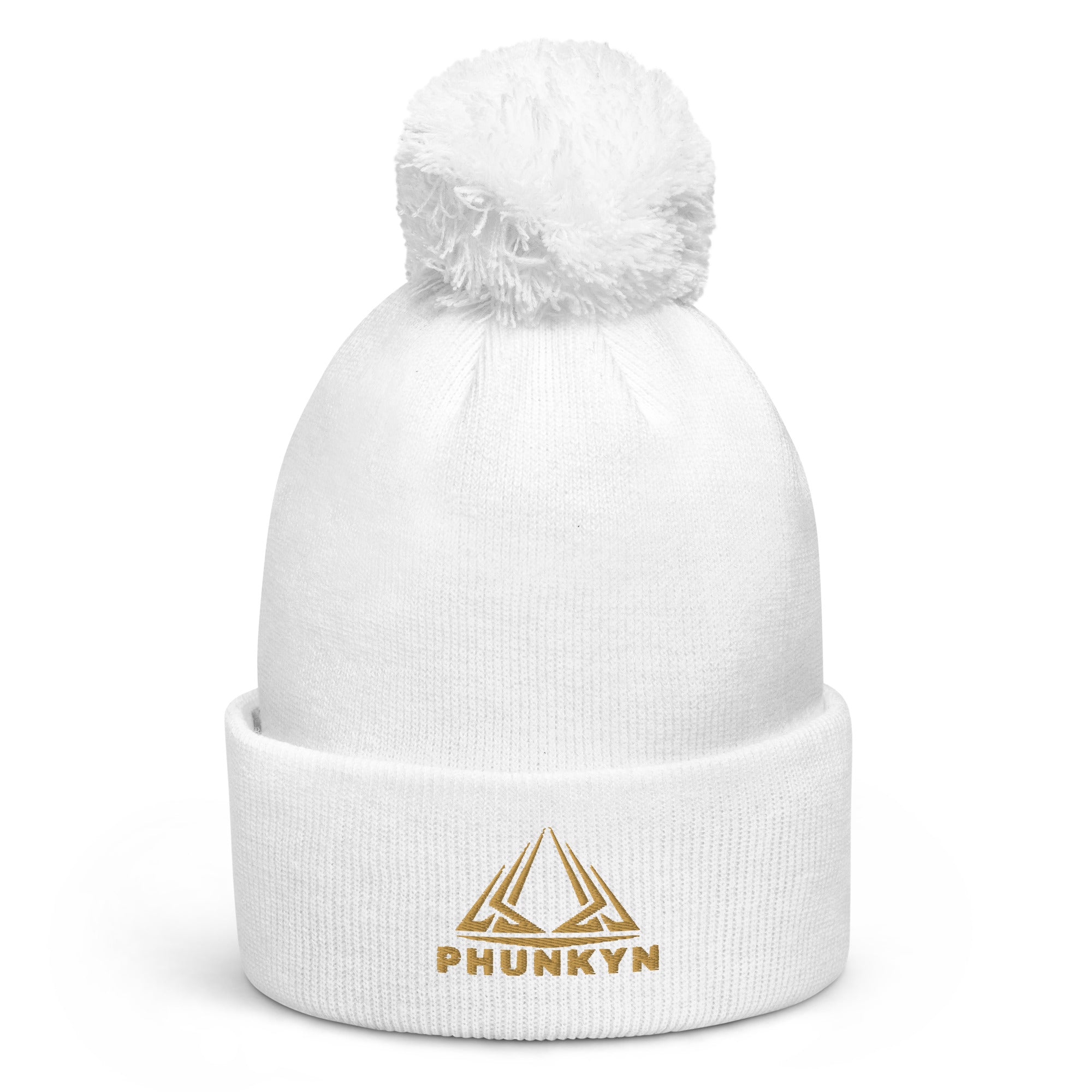 PHUNKYN Logo Pom pom beanie (Embroidery) | Beanies Beanie from PHUNKYN