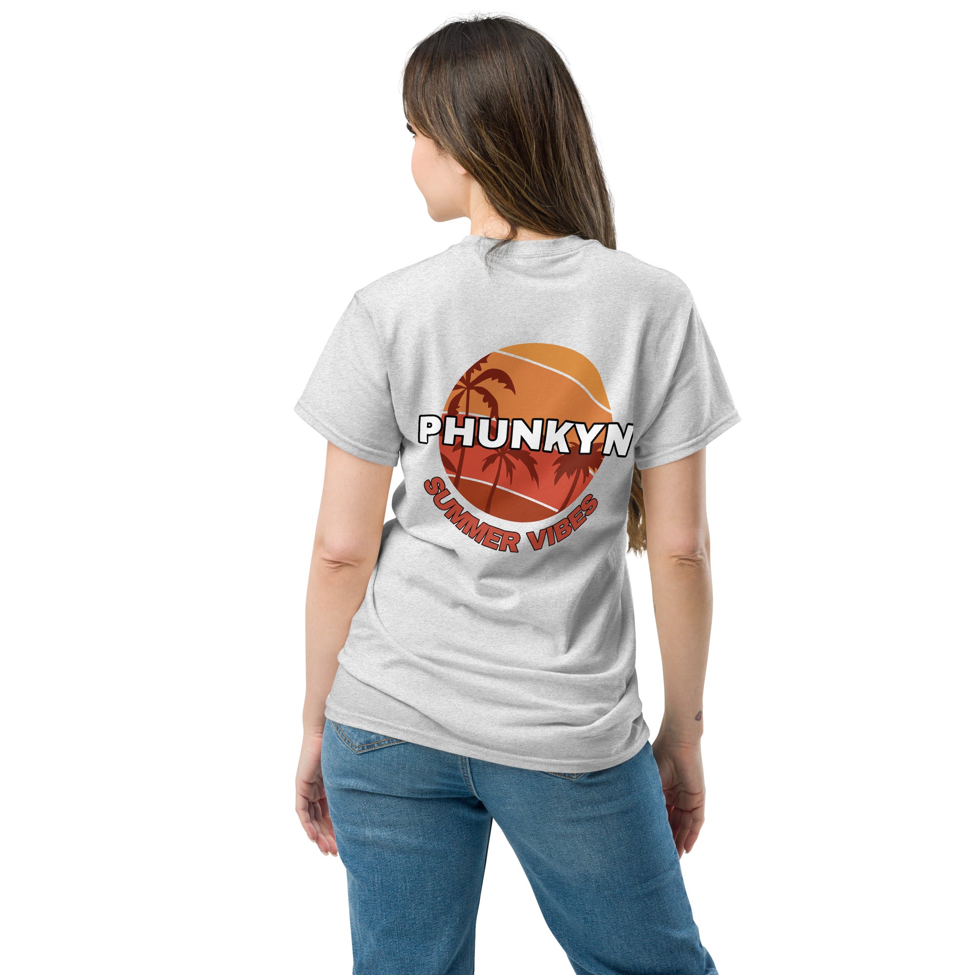 PHUNKYN Women's Classic Tee (Summer Vibe Rear Print) | T-Shirts T-Shirt from PHUNKYN