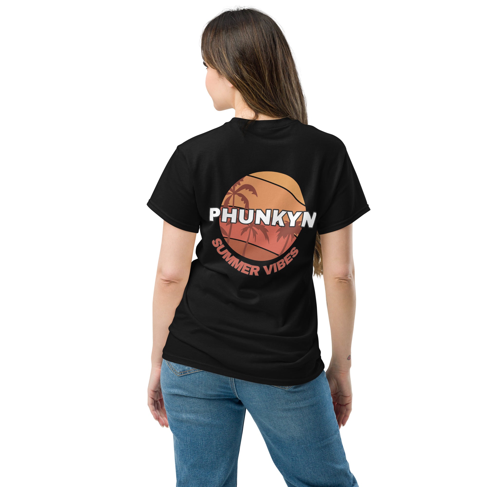 PHUNKYN Women's Classic Tee (Summer Vibe Rear Print) | T-Shirts T-Shirt from PHUNKYN