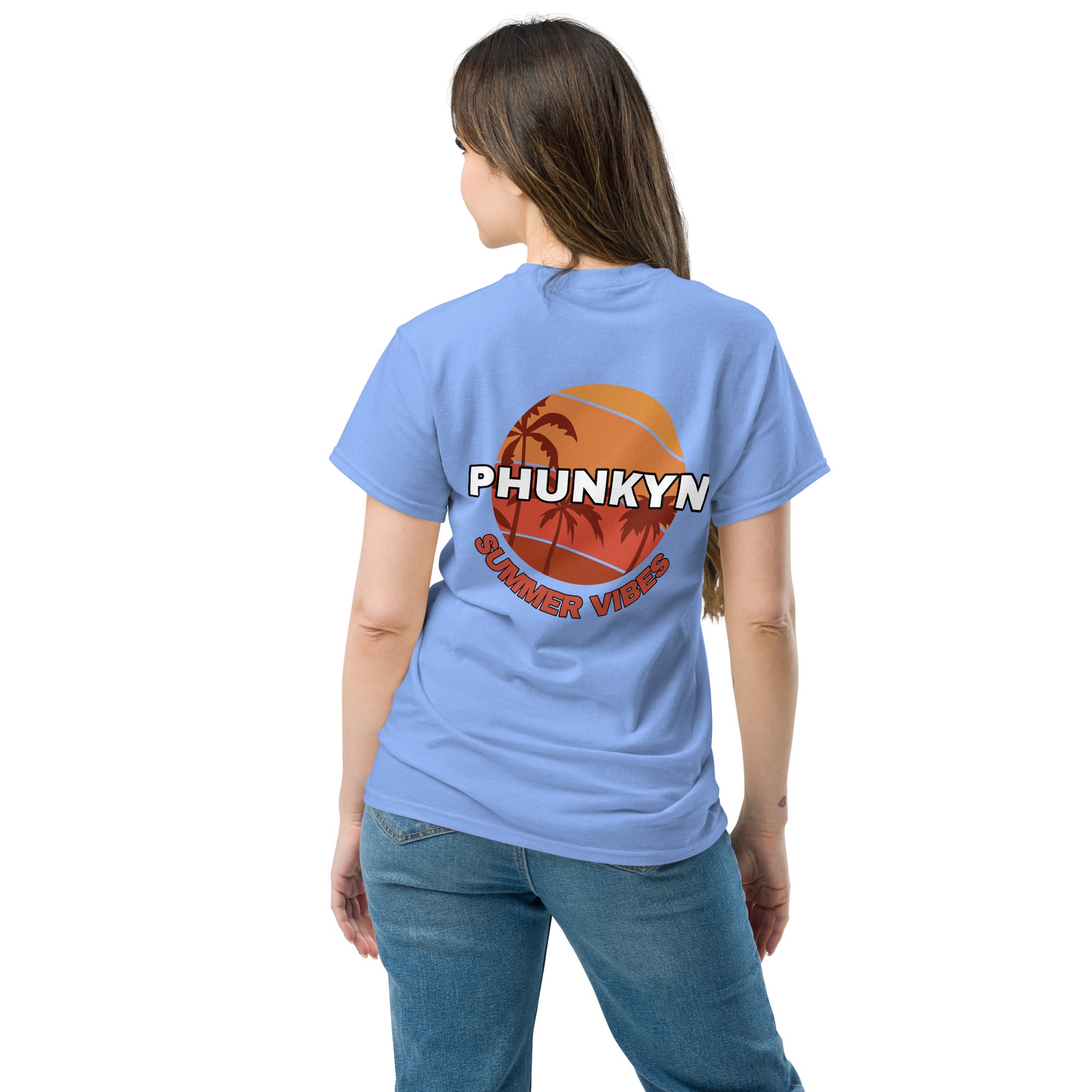 PHUNKYN Women's Classic Tee (Summer Vibe Rear Print) | T-Shirts T-Shirt from PHUNKYN