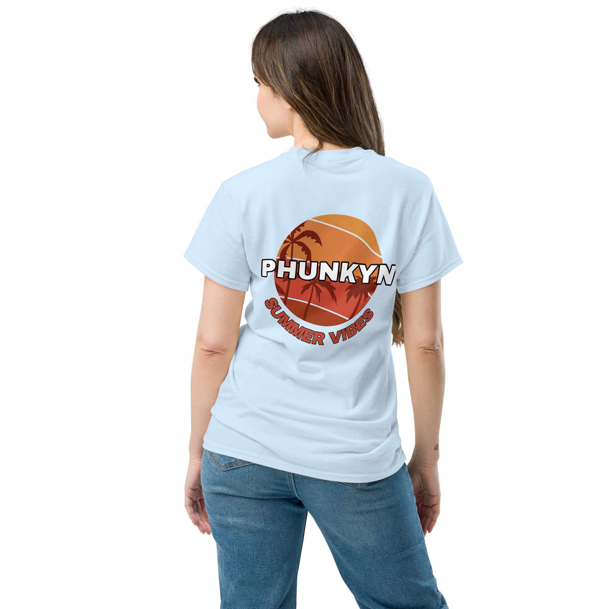 PHUNKYN Women's Classic Tee (Summer Vibe Rear Print) | T-Shirts T-Shirt from PHUNKYN