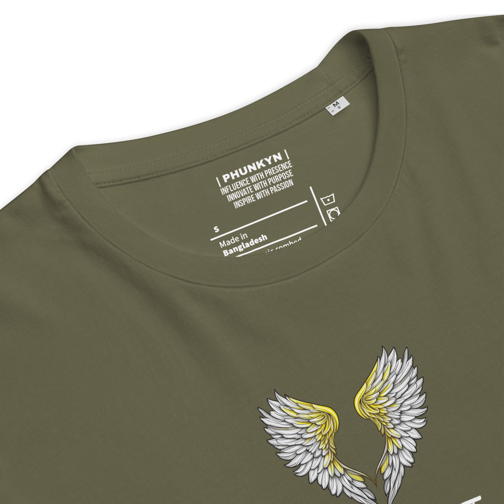 PHUNKYN Imperfection centre organic cotton t-shirt | T-Shirts from PHUNKYN